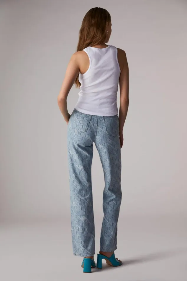 Women Fiorucci Icon Angels Ribbed Vest White White Women Fiorucci Icon Angels Ribbed Vest White White