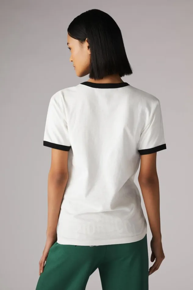 Women Fiorucci Logo Sport TShirt Ivory Ivory Women Fiorucci Logo Sport TShirt Ivory Ivory