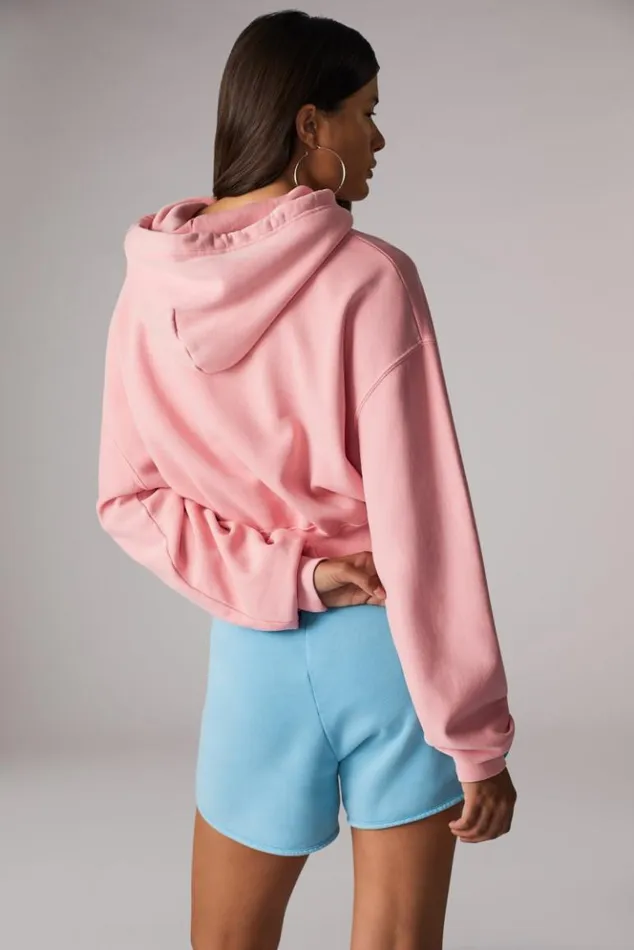 Women Fiorucci Milano Angels Crop Hoodie Pink Pink Women Fiorucci Milano Angels Crop Hoodie Pink Pink