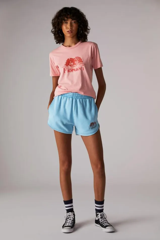 Women Fiorucci Milano Angels Sweat Shorts Blue Blue