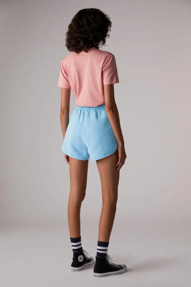 Women Fiorucci Milano Angels Sweat Shorts Blue Blue Women Fiorucci Milano Angels Sweat Shorts Blue Blue