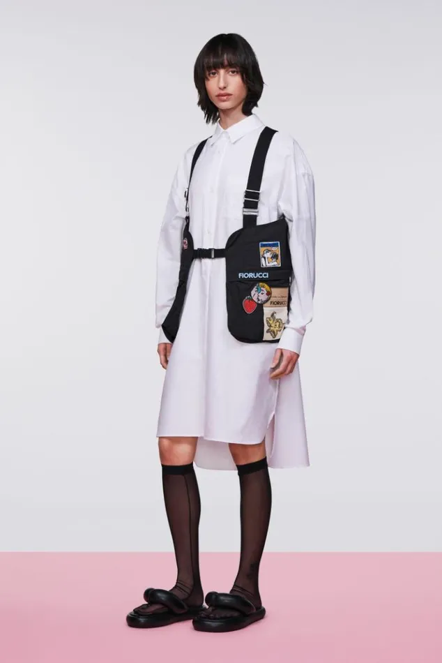 Women Fiorucci Utility Patch Vest Black Black Women Fiorucci Utility Patch Vest Black Black