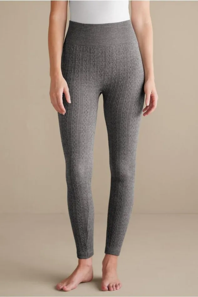 Women Fleece Lined Leggings Black Soft Surroundings Pants Women Fleece Lined Leggings Black Soft Surroundings Pants
