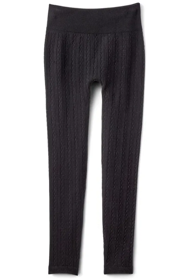 Women Fleece Lined Leggings Black Soft Surroundings Pants Women Fleece Lined Leggings Black Soft Surroundings Pants