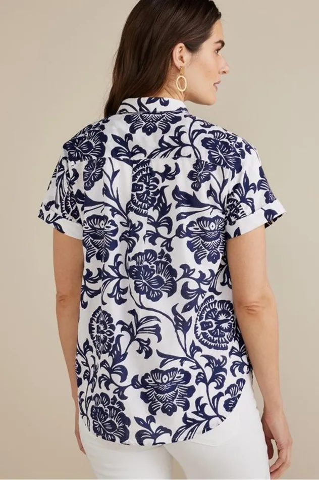 Women Gia Top Fiji Floral Soft Surroundings Tops Women Gia Top Fiji Floral Soft Surroundings Tops