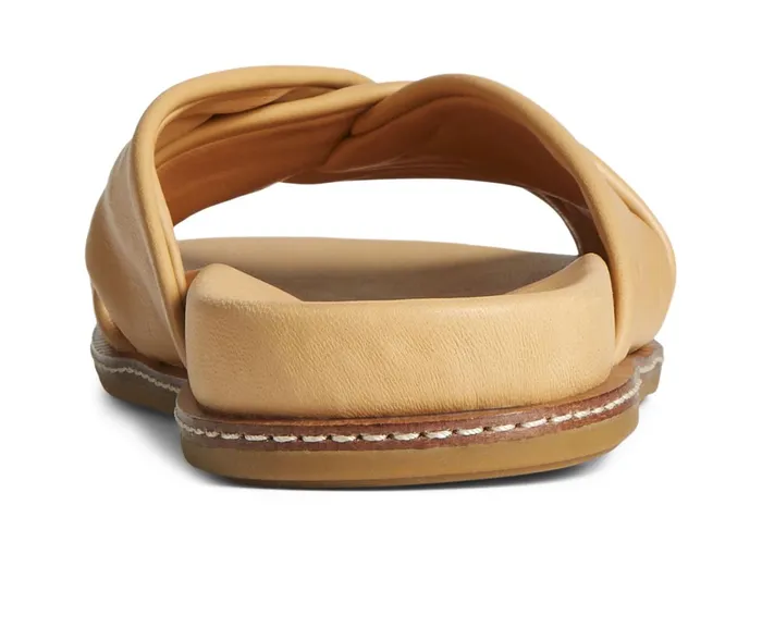 Women Gold Cup Waveside PLUSHWAVE Cross Slide Sandal Tan Sperry Sandals Women Gold Cup Waveside PLUSHWAVE Cross Slide Sandal Tan Sperry Sandals