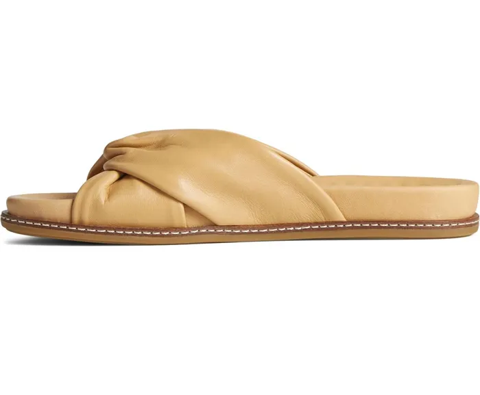 Women Gold Cup Waveside PLUSHWAVE Cross Slide Sandal Tan Sperry Sandals Women Gold Cup Waveside PLUSHWAVE Cross Slide Sandal Tan Sperry Sandals