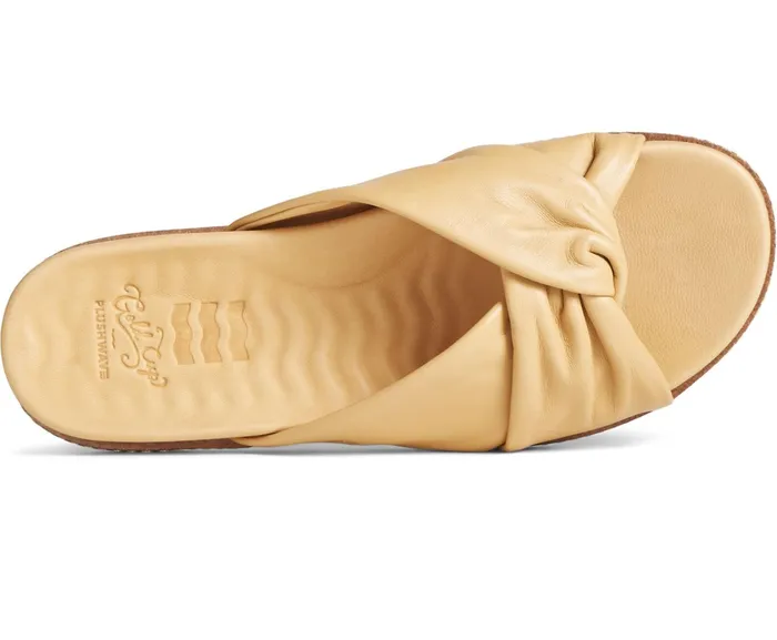 Women Gold Cup Waveside PLUSHWAVE Cross Slide Sandal Tan Sperry Sandals Women Gold Cup Waveside PLUSHWAVE Cross Slide Sandal Tan Sperry Sandals