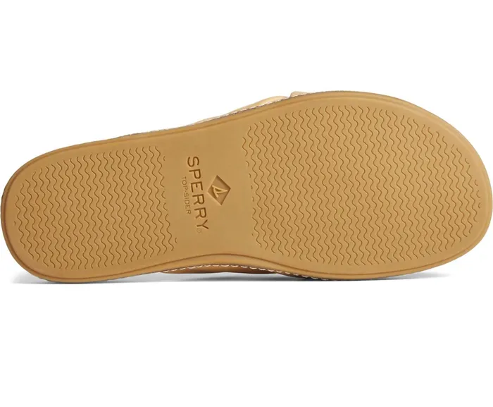 Women Gold Cup Waveside PLUSHWAVE Cross Slide Sandal Tan Sperry Sandals Women Gold Cup Waveside PLUSHWAVE Cross Slide Sandal Tan Sperry Sandals
