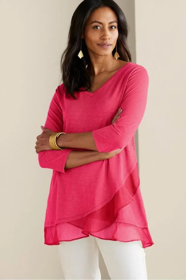Women Grace Top Ivory Pearl Soft Surroundings Tops Women Grace Top Ivory Pearl Soft Surroundings Tops