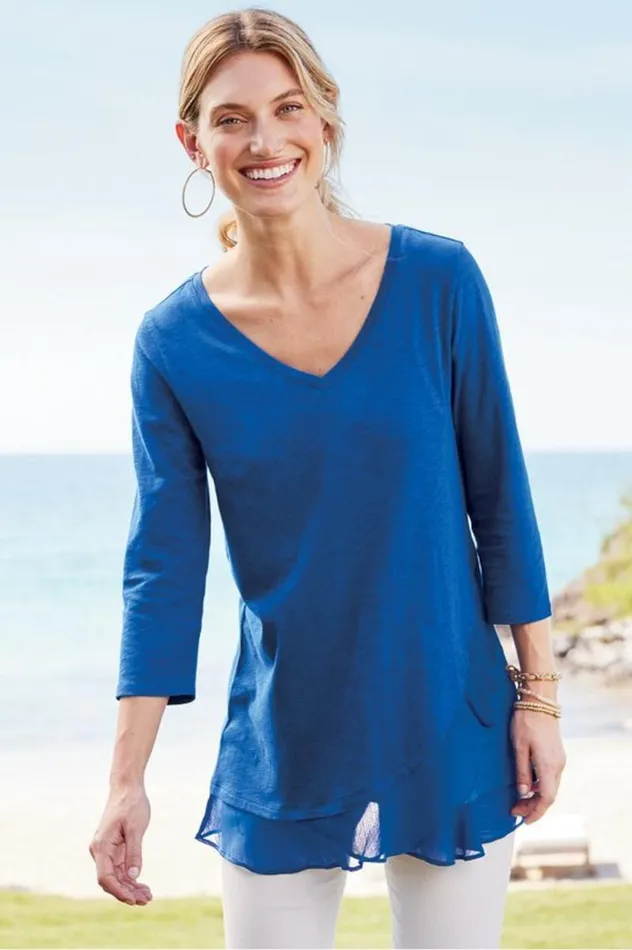 Women Grace Top Ivory Pearl Soft Surroundings Tops Women Grace Top Ivory Pearl Soft Surroundings Tops