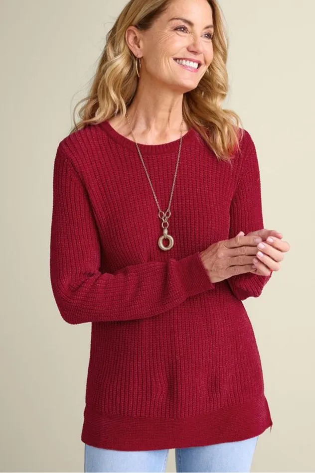 Women Gwendolyn Chenille Sweater Ivory Pearl Soft Surroundings Tops Women Gwendolyn Chenille Sweater Ivory Pearl Soft Surroundings Tops