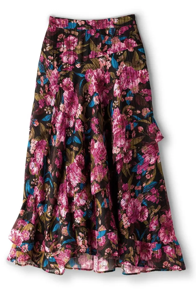 Women Hannie Midi Skirt Solstice Floral Soft Surroundings Skirts Women Hannie Midi Skirt Solstice Floral Soft Surroundings Skirts