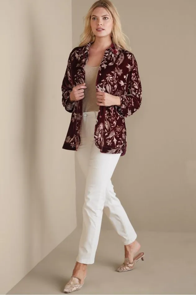 Women Icon Silk Velvet Poets Tunic Shirt Chalet Lace Wine Soft Surroundings Tops Women Icon Silk Velvet Poets Tunic Shirt Chalet Lace Wine Soft Surroundings Tops