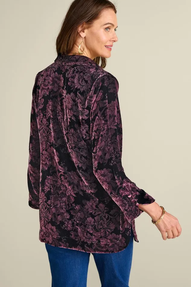 Women Icon Silk Velvet Poets Tunic Shirt Chalet Lace Wine Soft Surroundings Tops Women Icon Silk Velvet Poets Tunic Shirt Chalet Lace Wine Soft Surroundings Tops