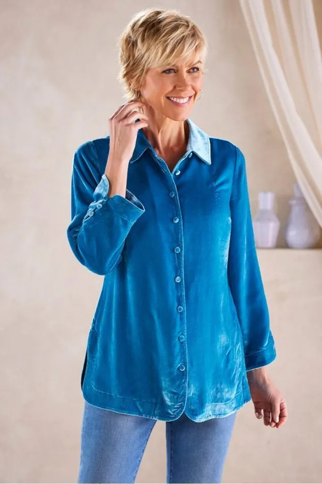 Women Icon Silk Velvet Poets Tunic Shirt Chalet Lace Wine Soft Surroundings Tops Women Icon Silk Velvet Poets Tunic Shirt Chalet Lace Wine Soft Surroundings Tops