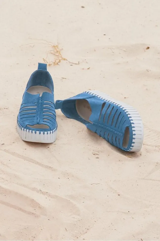 Women Ilse Jacobsen Tulip Open Sneaker Light Regatta Soft Surroundings Shoes