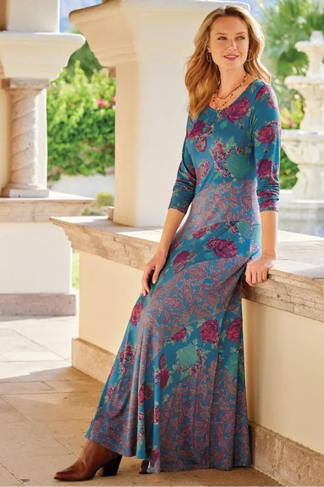 Women Ismerelda Dress Trieste Deep Atlantic Soft Surroundings Dresses Women Ismerelda Dress Trieste Deep Atlantic Soft Surroundings Dresses