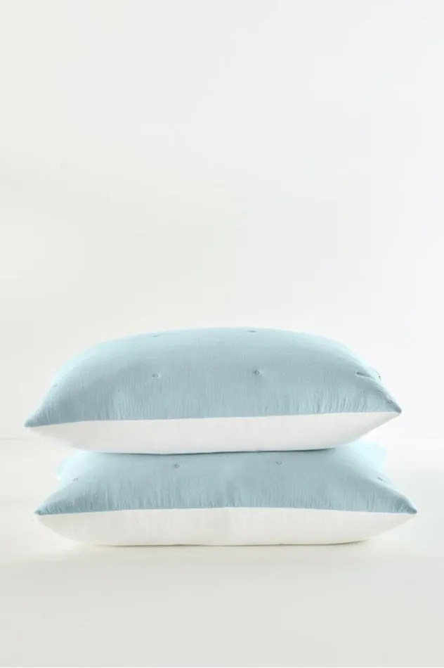 Women Ivy May Reversible Gauze Sham Indigowhite Soft Surroundings Bedding Women Ivy May Reversible Gauze Sham Indigowhite Soft Surroundings Bedding