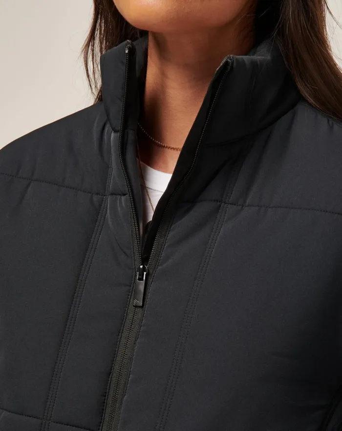 Women Jackets TravisMathew MONT BLANC PUFFER Black