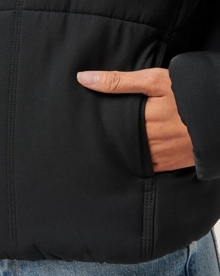 Women Jackets TravisMathew MONT BLANC PUFFER Black
