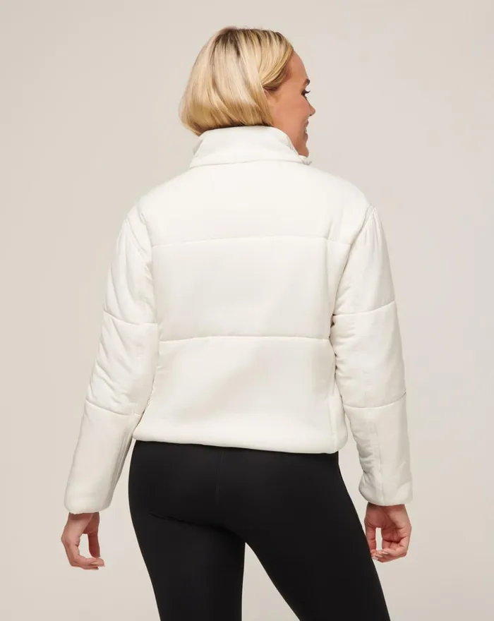 Women Jackets TravisMathew MONT BLANC PUFFER Cloud Dancer