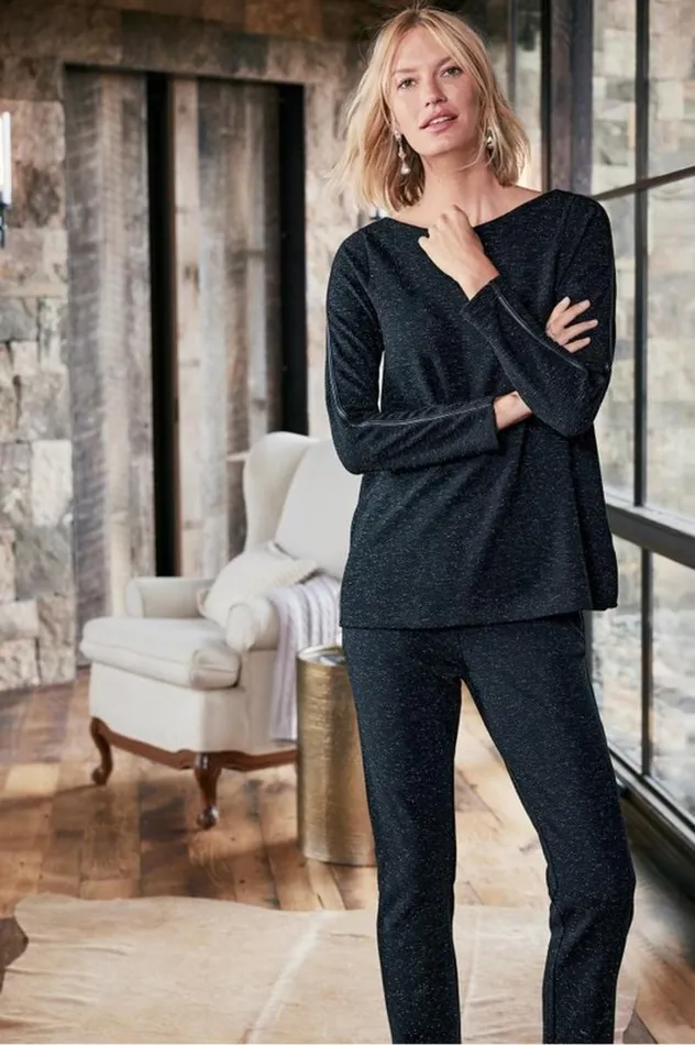 Women Janae Top Black Soft Surroundings Tops Women Janae Top Black Soft Surroundings Tops