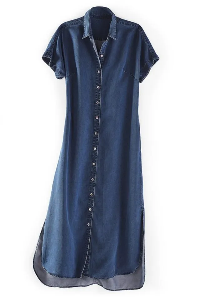 Women Je Veux Midi Shirtdress Denim Blue Soft Surroundings Dresses Women Je Veux Midi Shirtdress Denim Blue Soft Surroundings Dresses
