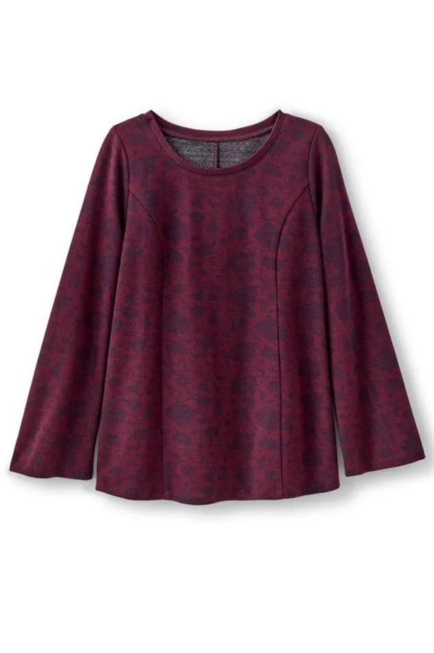 Women Jeri Jacquard Top Multi Floral Soft Surroundings Tops Women Jeri Jacquard Top Multi Floral Soft Surroundings Tops