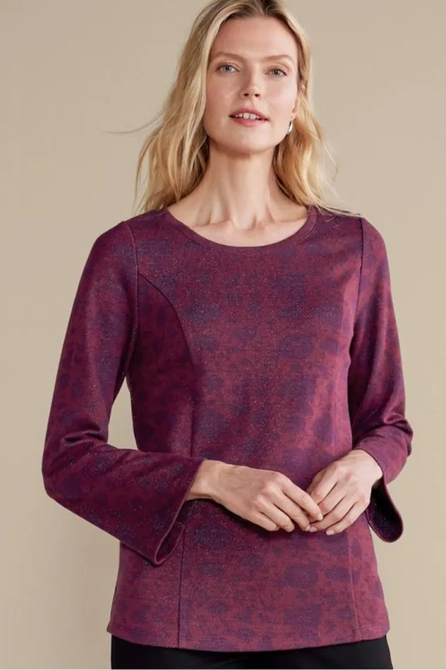 Women Jeri Jacquard Top Multi Floral Soft Surroundings Tops Women Jeri Jacquard Top Multi Floral Soft Surroundings Tops