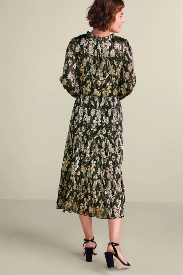 Women Jobelle Shimmer Midi Dress Foil Garden Soft Surroundings Dresses Women Jobelle Shimmer Midi Dress Foil Garden Soft Surroundings Dresses