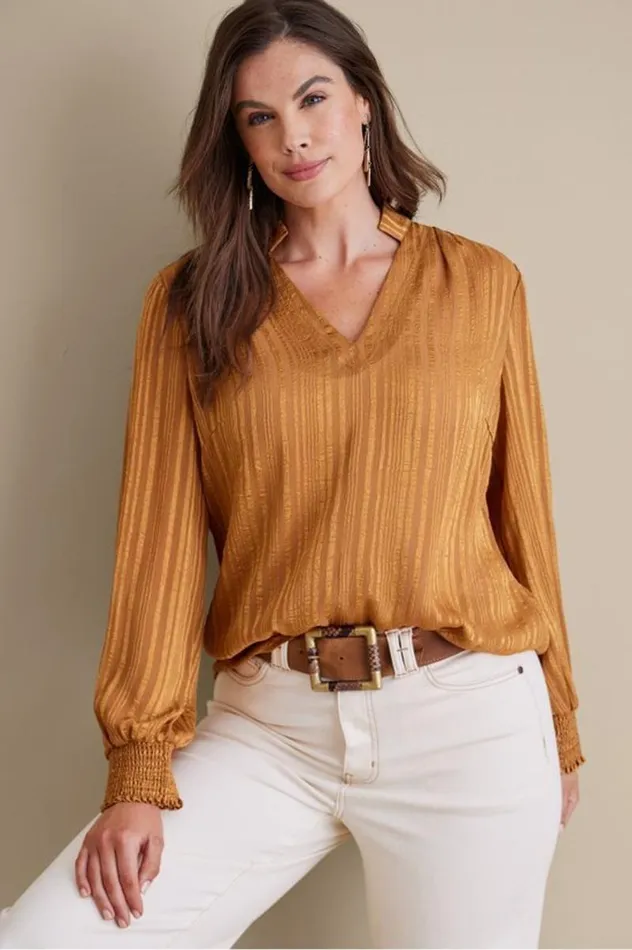 Women Jocelyn Top Sangria Soft Surroundings Tops