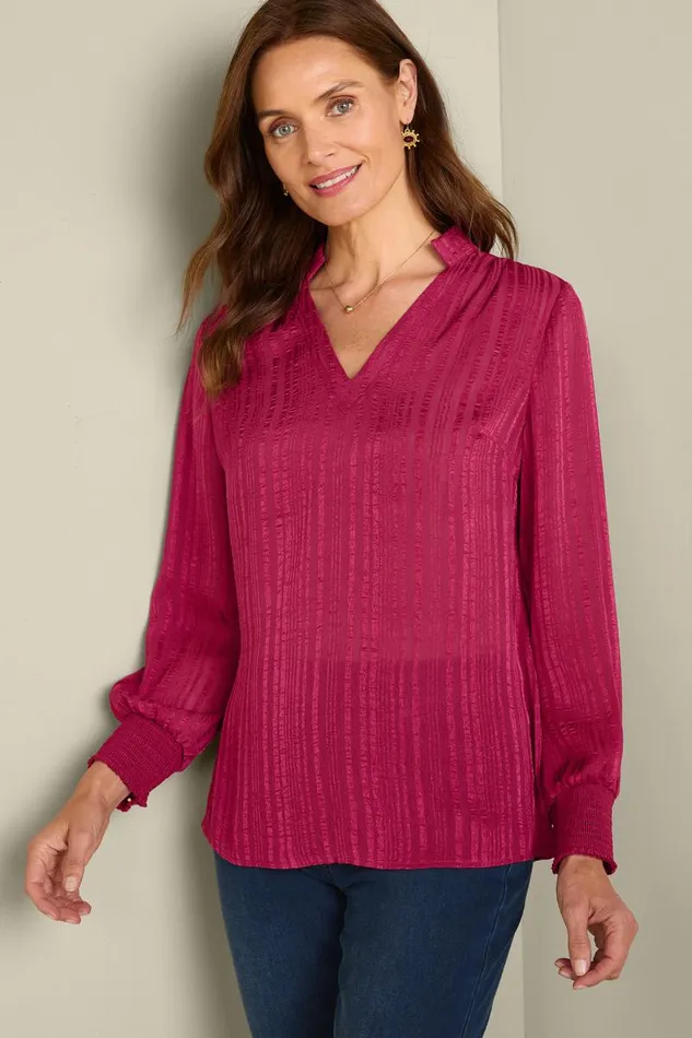 Women Jocelyn Top Sangria Soft Surroundings Tops Women Jocelyn Top Sangria Soft Surroundings Tops