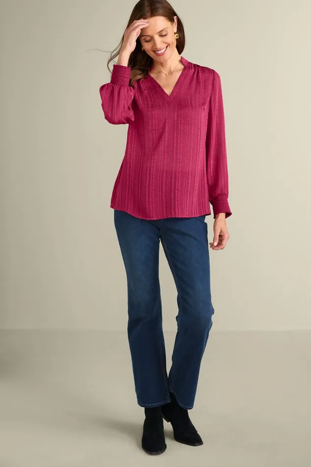 Women Jocelyn Top Sangria Soft Surroundings Tops Women Jocelyn Top Sangria Soft Surroundings Tops