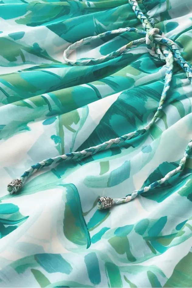 Women Kaia Maxi Dress Green Tropical Palm Soft Surroundings Dresses Women Kaia Maxi Dress Green Tropical Palm Soft Surroundings Dresses
