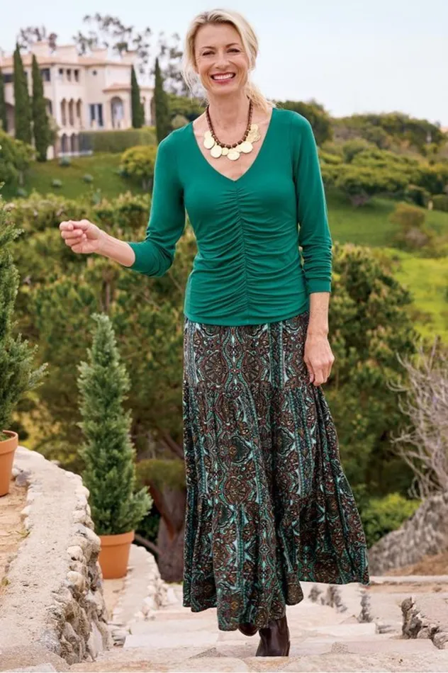 Women Kara Skirt Harvest Scarf Soft Surroundings Skirts Women Kara Skirt Harvest Scarf Soft Surroundings Skirts