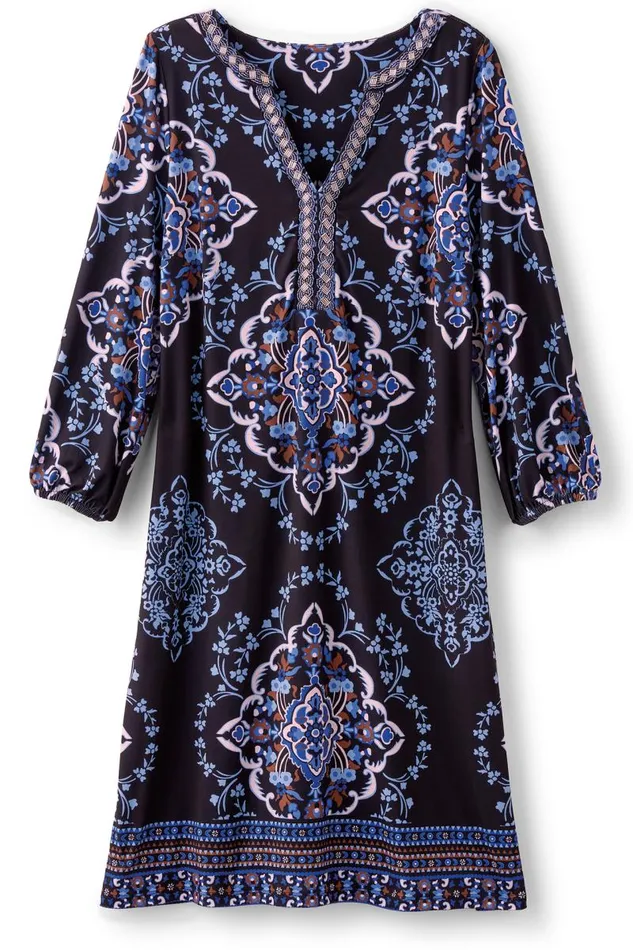Women Kauri Dress Bay Medallion Soft Surroundings Dresses Women Kauri Dress Bay Medallion Soft Surroundings Dresses