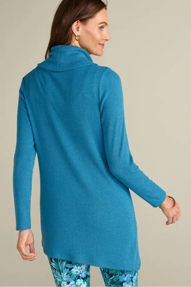 Women Kayla Rib Knit Cowl Neck Tunic Black Soft Surroundings Tops Women Kayla Rib Knit Cowl Neck Tunic Black Soft Surroundings Tops