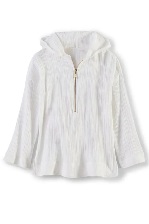 Women Kemia Gauze Hoodie American Beauty Soft Surroundings Tops Women Kemia Gauze Hoodie American Beauty Soft Surroundings Tops
