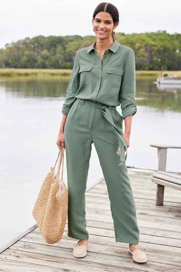 Women Kerry Jumpsuit Light Chambray Soft Surroundings Dresses Women Kerry Jumpsuit Light Chambray Soft Surroundings Dresses