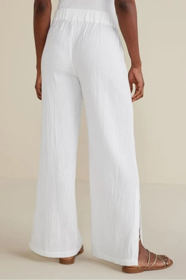 Women Khulani Wide Leg Gauze Pants Pink Peacock Soft Surroundings Pants Women Khulani Wide Leg Gauze Pants Pink Peacock Soft Surroundings Pants