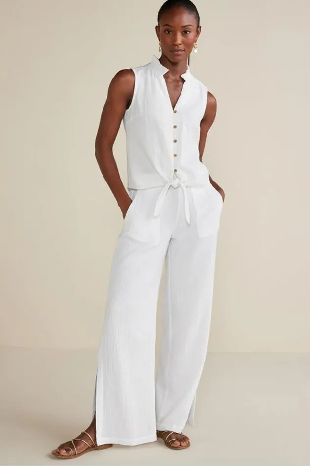 Women Khulani Wide Leg Gauze Pants Pink Peacock Soft Surroundings Pants Women Khulani Wide Leg Gauze Pants Pink Peacock Soft Surroundings Pants