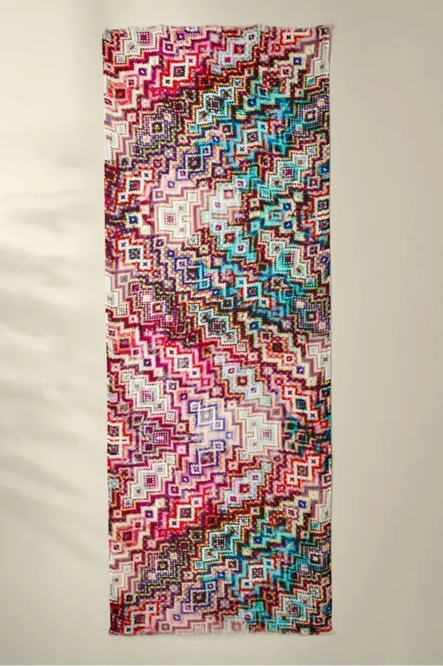 Women Kristin Kaleidoscope Scarf Multi Soft Surroundings Jewelry Women Kristin Kaleidoscope Scarf Multi Soft Surroundings Jewelry
