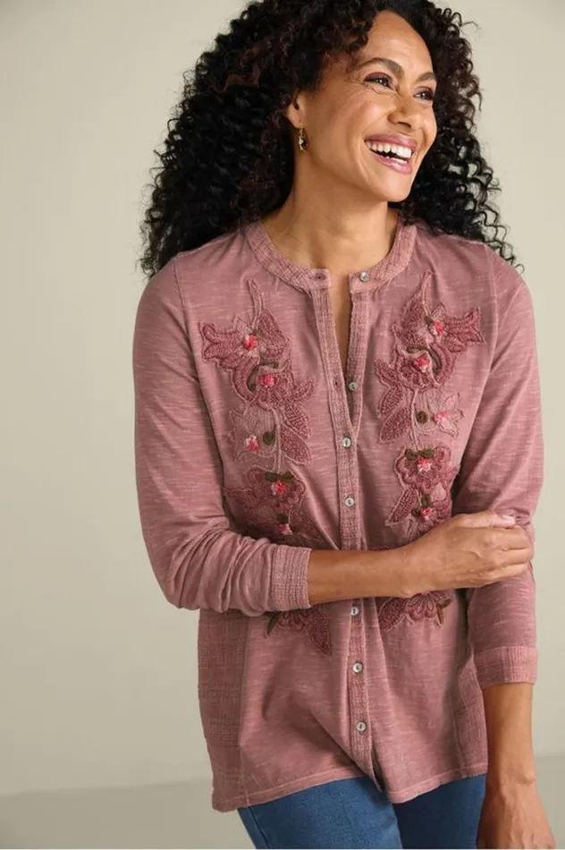 Women L039Enchant Top Rose Soft Surroundings Tops Women L039Enchant Top Rose Soft Surroundings Tops