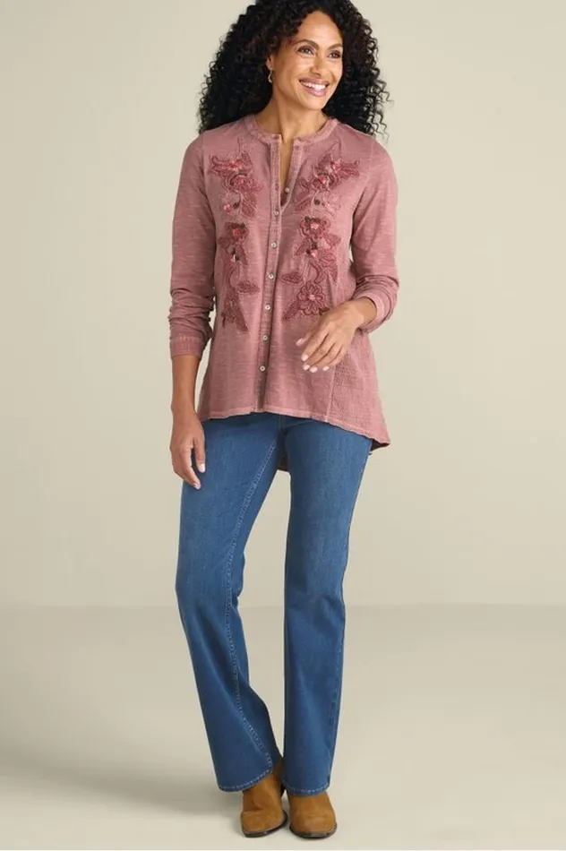 Women L039Enchant Top Rose Soft Surroundings Tops Women L039Enchant Top Rose Soft Surroundings Tops