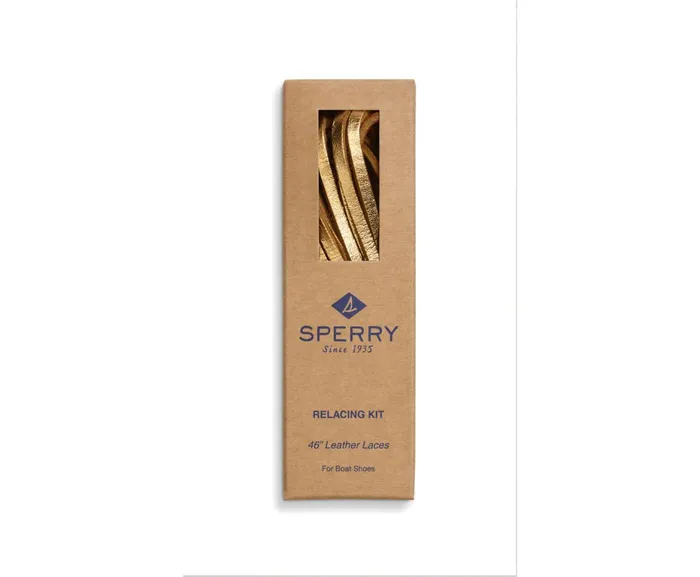 Women Lace Kit With Needle Gold Foil Sperry Shoe Care and Laces