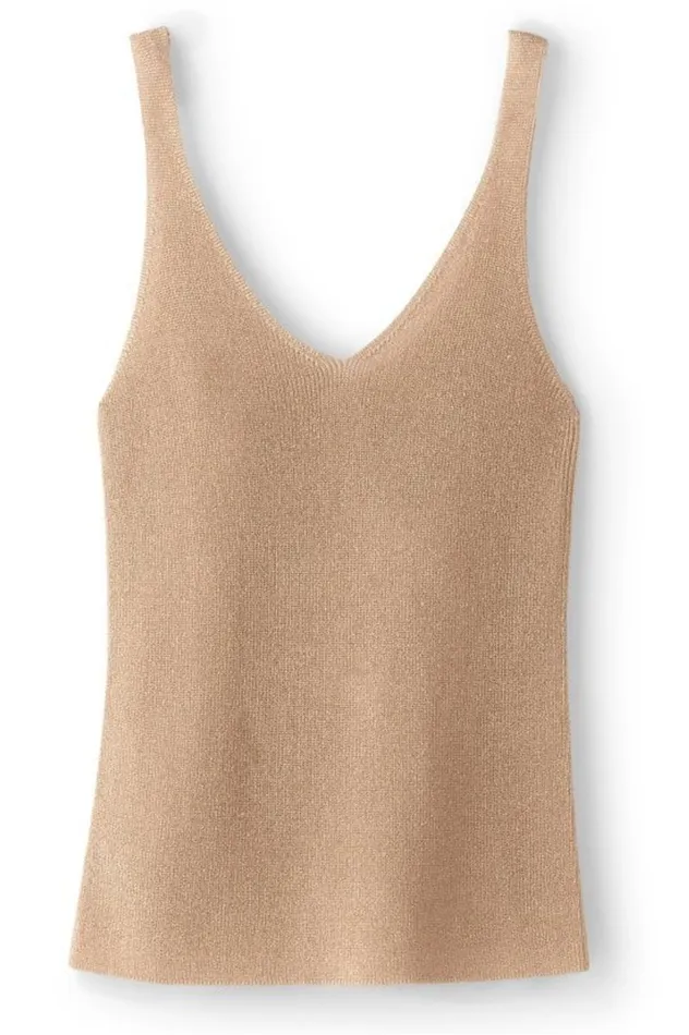 Women Lara Sweater Tank Gold Soft Surroundings Tops Women Lara Sweater Tank Gold Soft Surroundings Tops