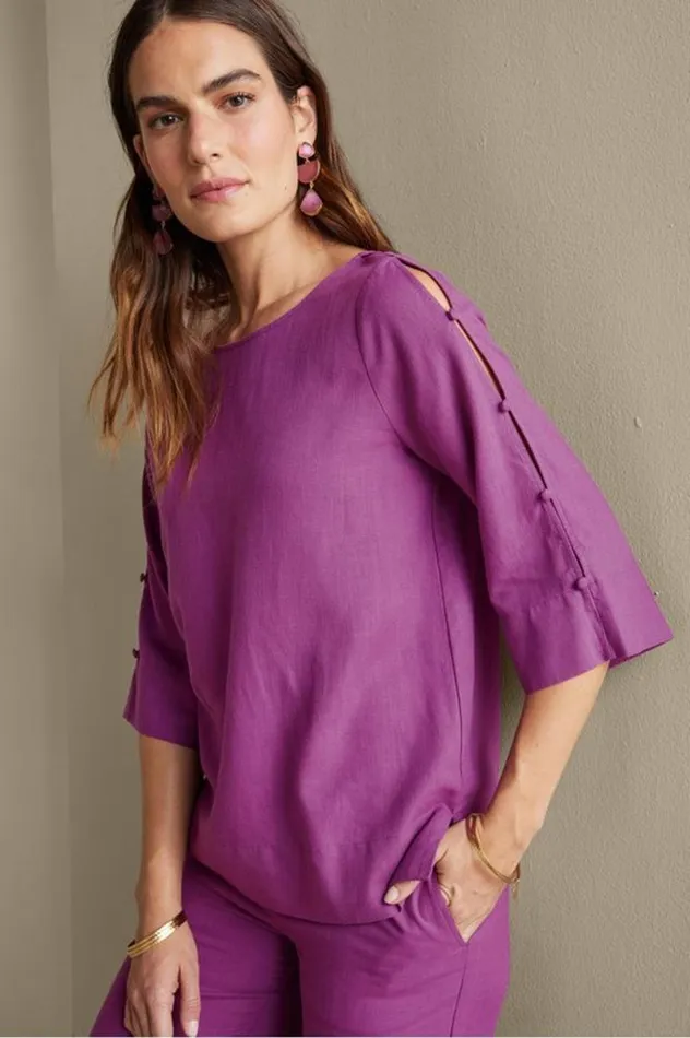 Women Lizette Top Marseille Floral Exploded Soft Surroundings Tops