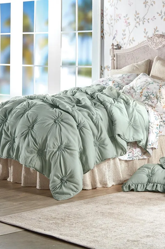 Women Lombardi Smocked Coverlet I Natural Soft Surroundings Bedding Women Lombardi Smocked Coverlet I Natural Soft Surroundings Bedding