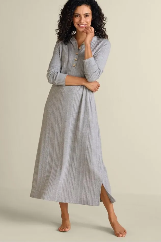 Women Loungy Lover Dress Heather Grey Soft Surroundings Dresses